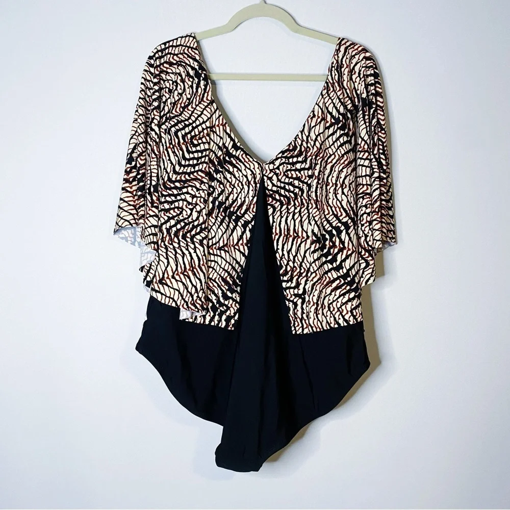 Raisins - Flutter Sleeve One Piece Swimsuit